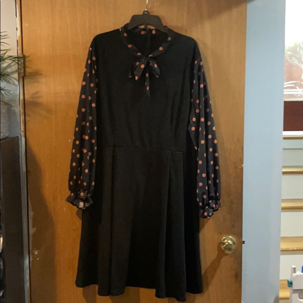 Jack-o-lantern long sleeve dress